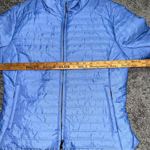 Roper women’s puffer jacket size M, zip up, pre owned blue - Picture 10 of 11